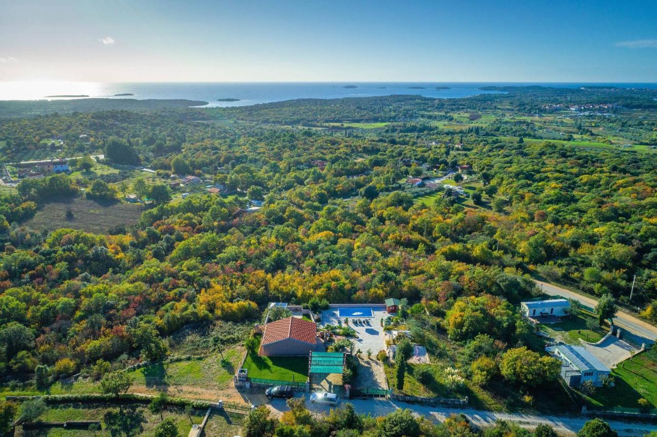 Meerblick Ferienhaus Julian nahe Rovinj Exterior foto