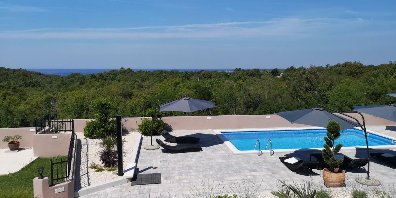 Meerblick Ferienhaus Julian nahe Rovinj Exterior foto